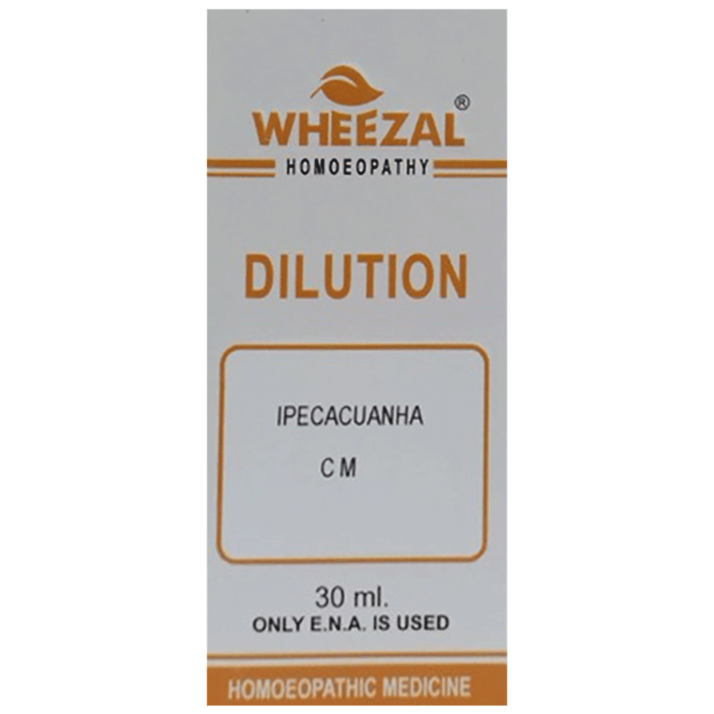 Wheezal Ipecacuanha Dilution CM bottle of 30 ml Dilution