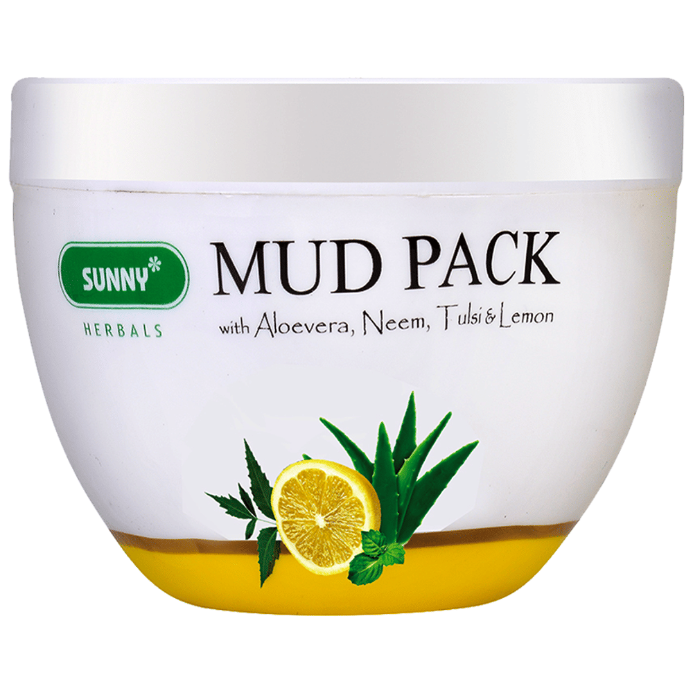 Sunny Herbals Mud Pack box of 150 gm Pack
