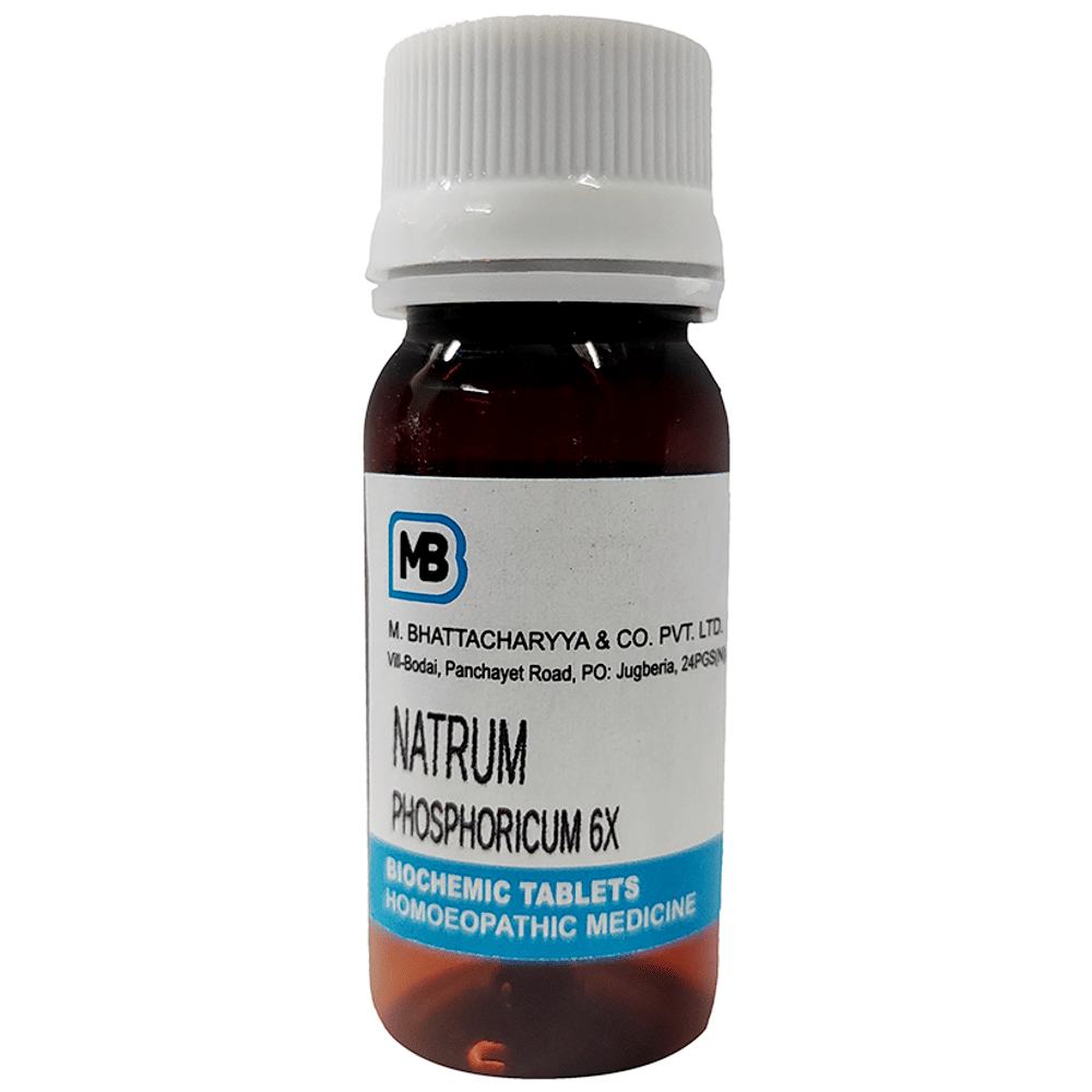 MB Natrum Phosphoricum Tablet 6X bottle of 25 gm Tablet