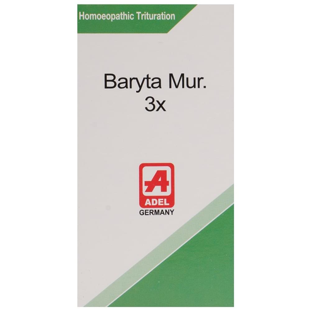 ADEL Baryta Mur. Trituration Tablet 3X bottle of 20 gm Trituration Tablet