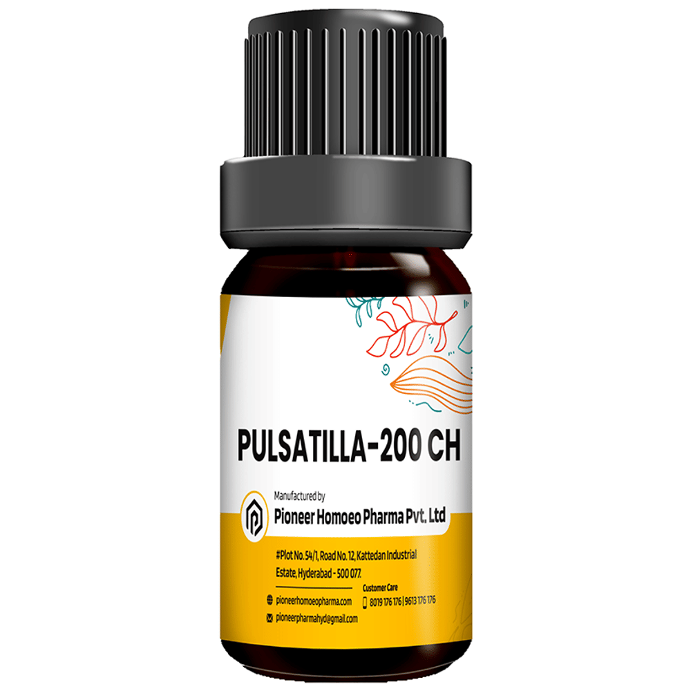 Pioneer Pharma Pulsatilla Globules Pellets Multidose Pills 200 CH bottle of 150 tablets Pioneer Pharma Pulsatilla Globules Pellets Multidose Pills 200 CH bottle of 150 tablets