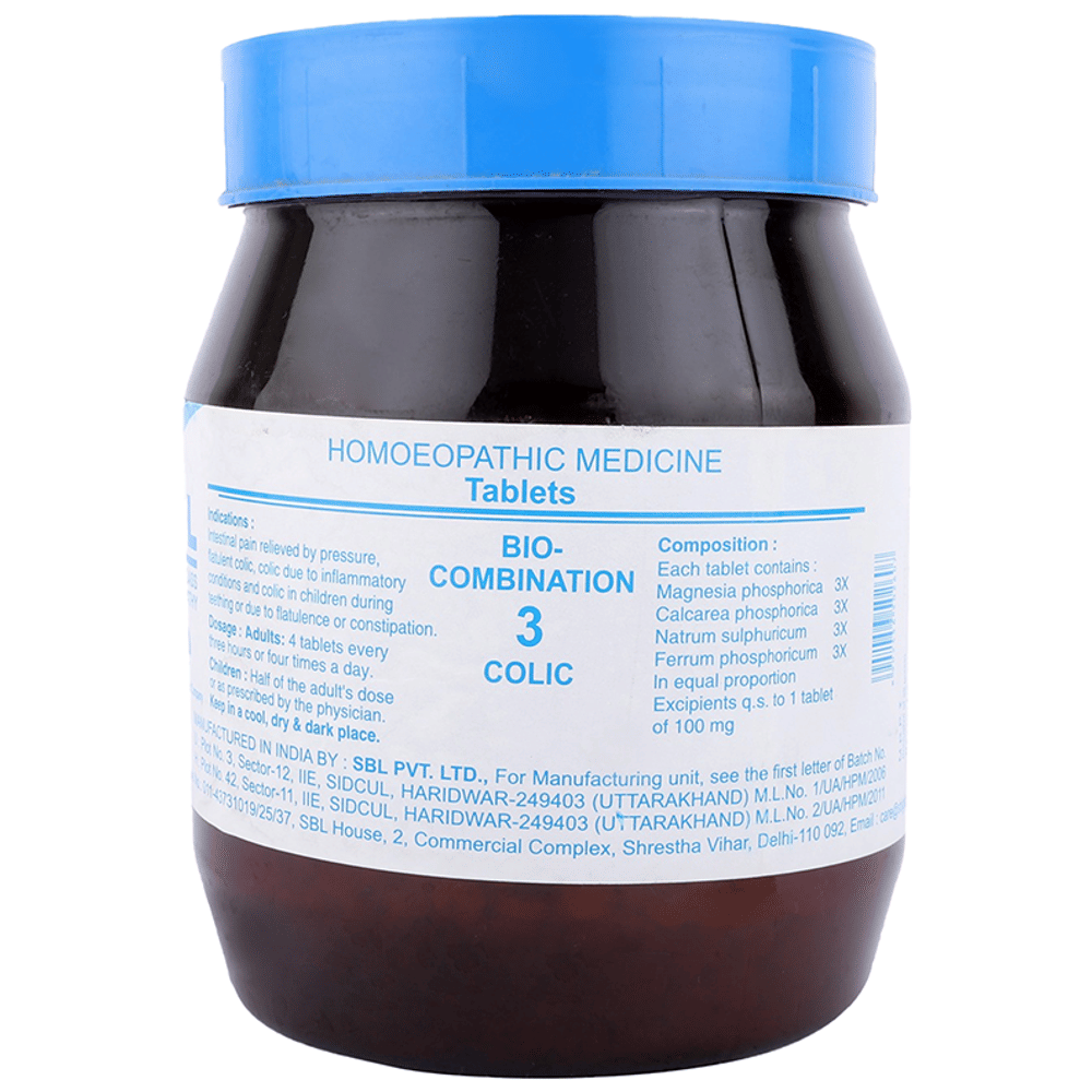 SBL Bio-Combination 3 Tablet bottle of 450 gm Biocombination Tablet