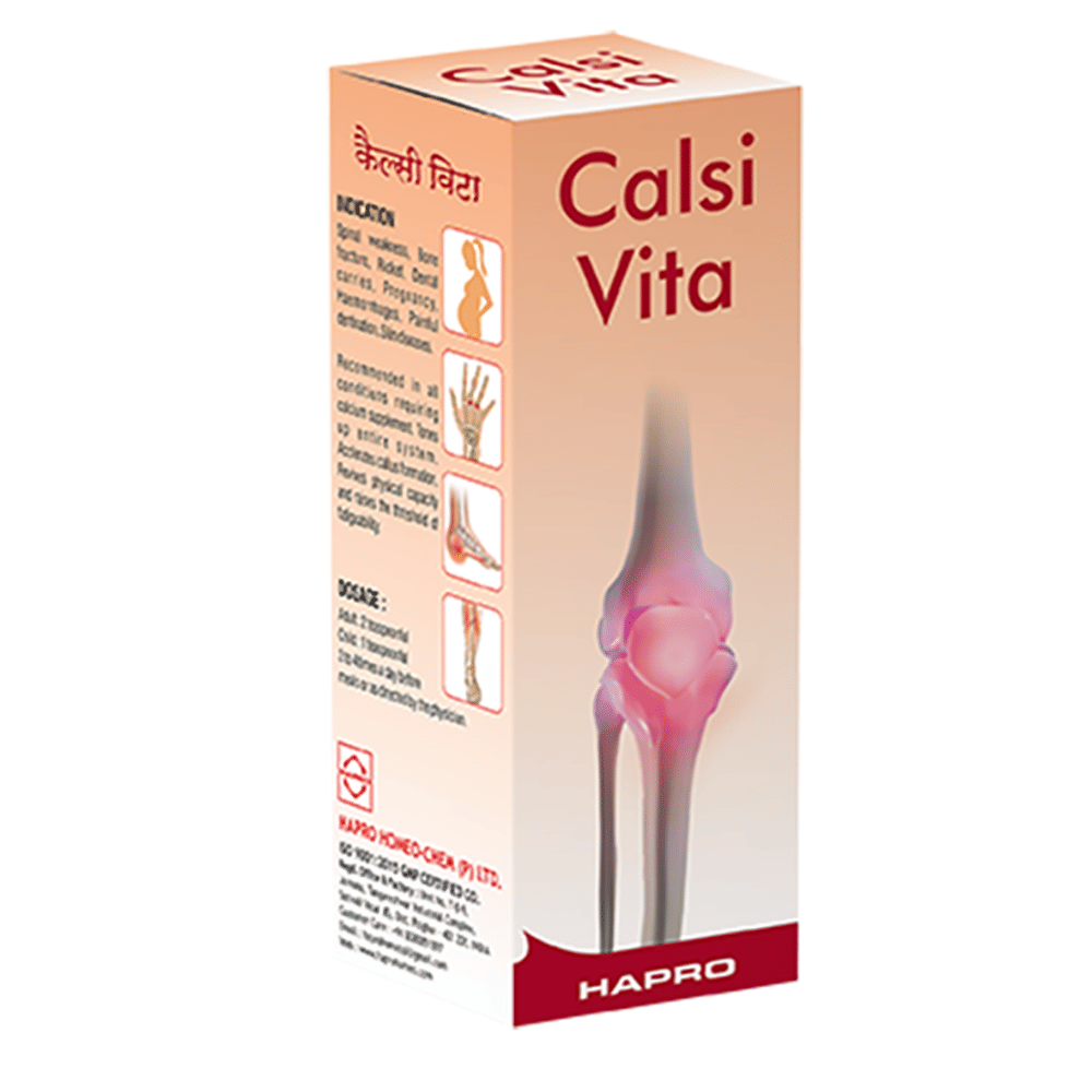 Hapro Calsi Vita Syrup bottle of 500 ml Syrup