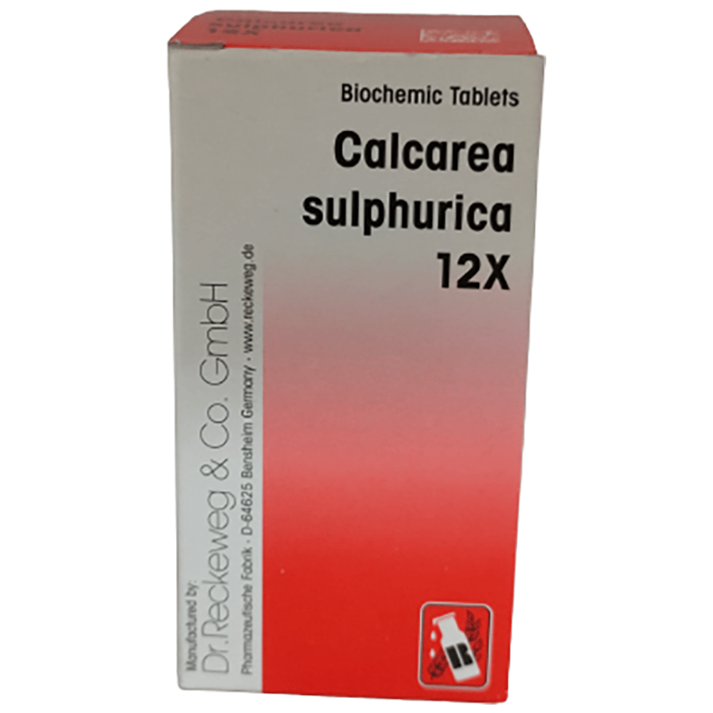 Dr. Reckeweg Calcarea Sulphurica Biochemic Tablet 12X bottle of 20 gm Biochemic Tablet