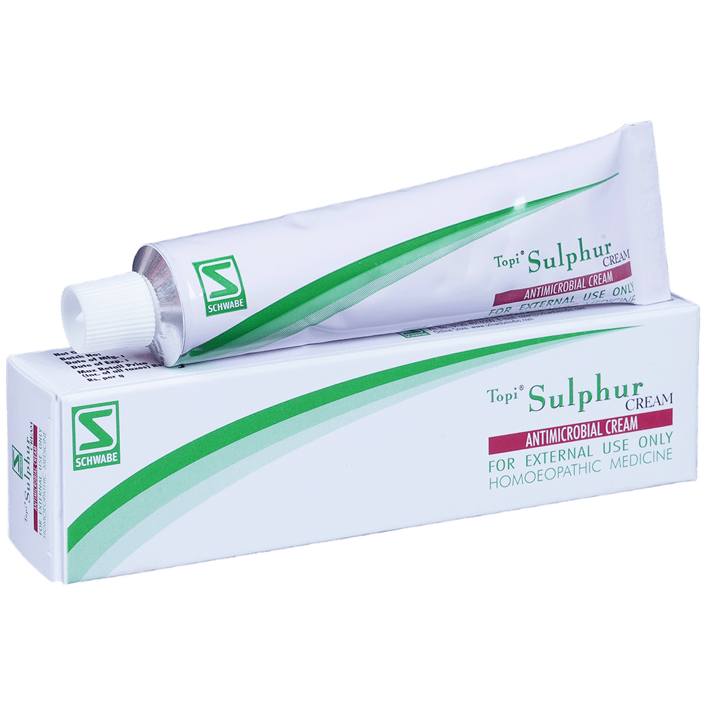 Dr Willmar Schwabe India Topi Sulphur Cream tube of 25 gm Cream