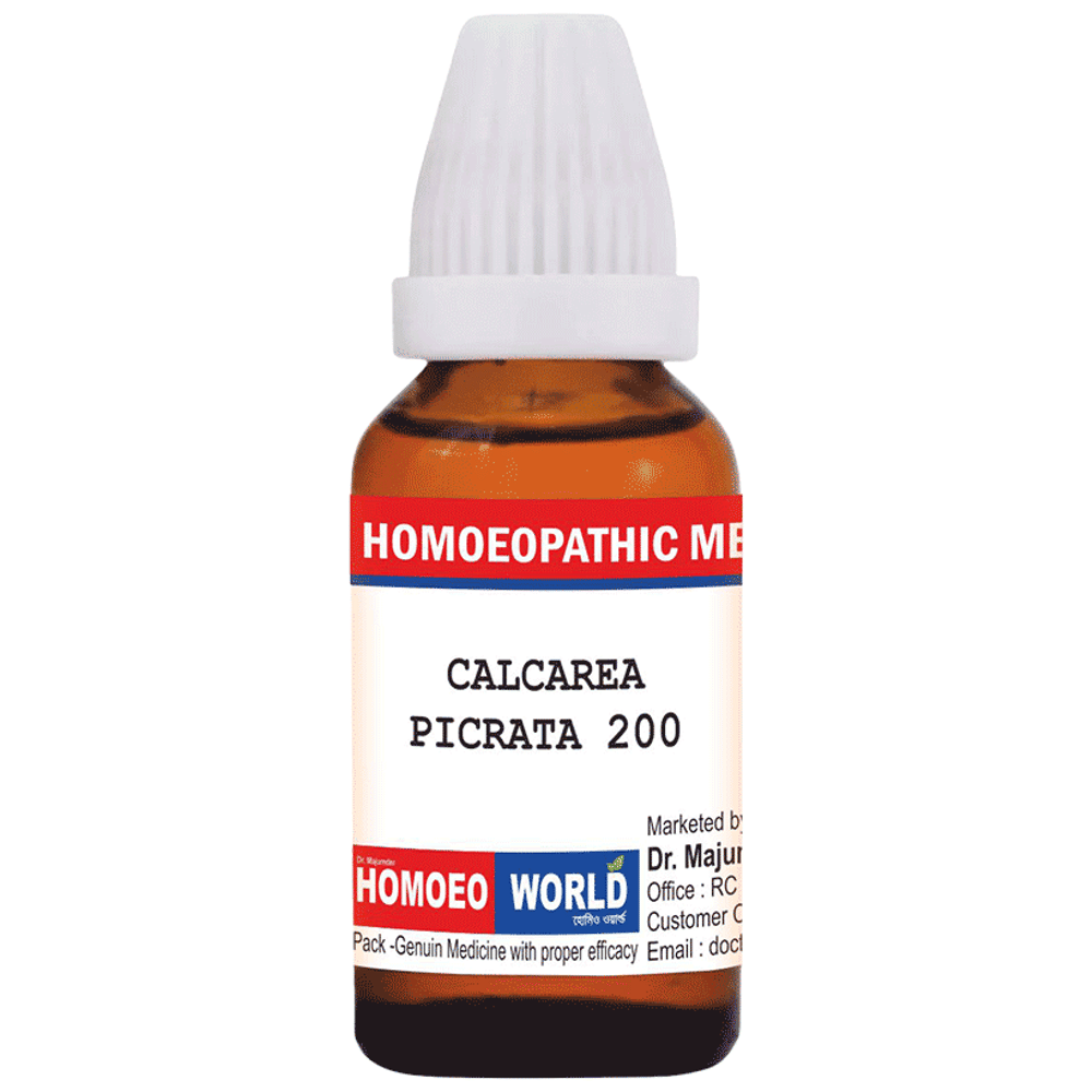 Dr. Majumder Homeo World Calcarea Picrata Dilution(30ml Each) 200 CH combo pack of 2 Packs