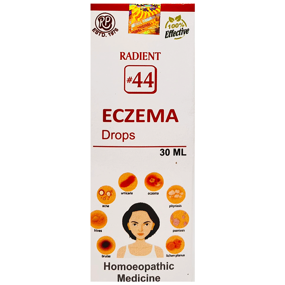 Radient #44 Eczema Drops bottle of 30 ml Oral Drops