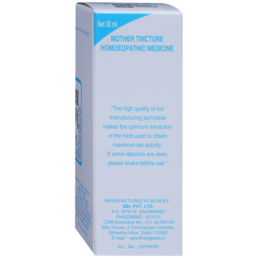 SBL Sulphur Mother Tincture Q bottle of 30 ml Mother Tincture