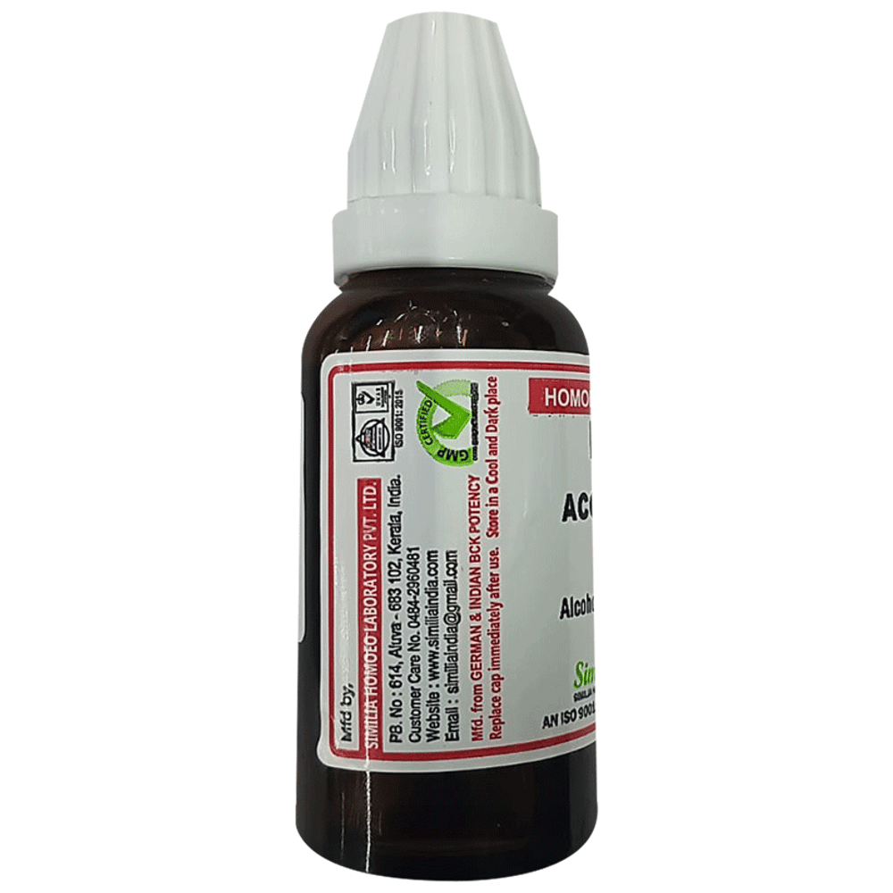 Similia Aconite Dilution 200 CH bottle of 30 ml Dilution Similia Aconite Dilution 200 CH bottle of 30 ml Dilution