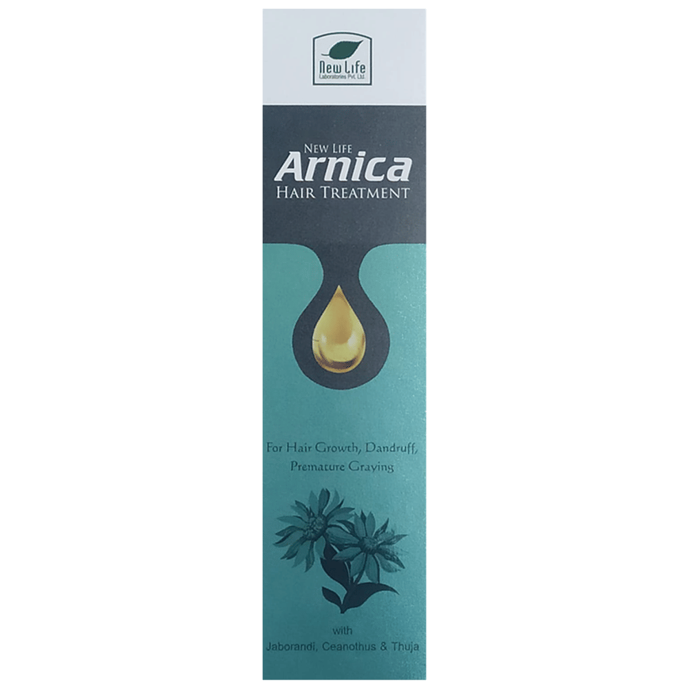New Life Arnica Hair Treatment bottle of 100 ml Oil New Life Arnica Hair Treatment bottle of 100 ml Oil