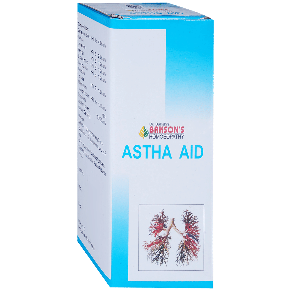 Bakson's Homeopathy Astha Aid Syrup bottle of 450 ml Syrup Bakson's Homeopathy Astha Aid Syrup bottle of 450 ml Syrup