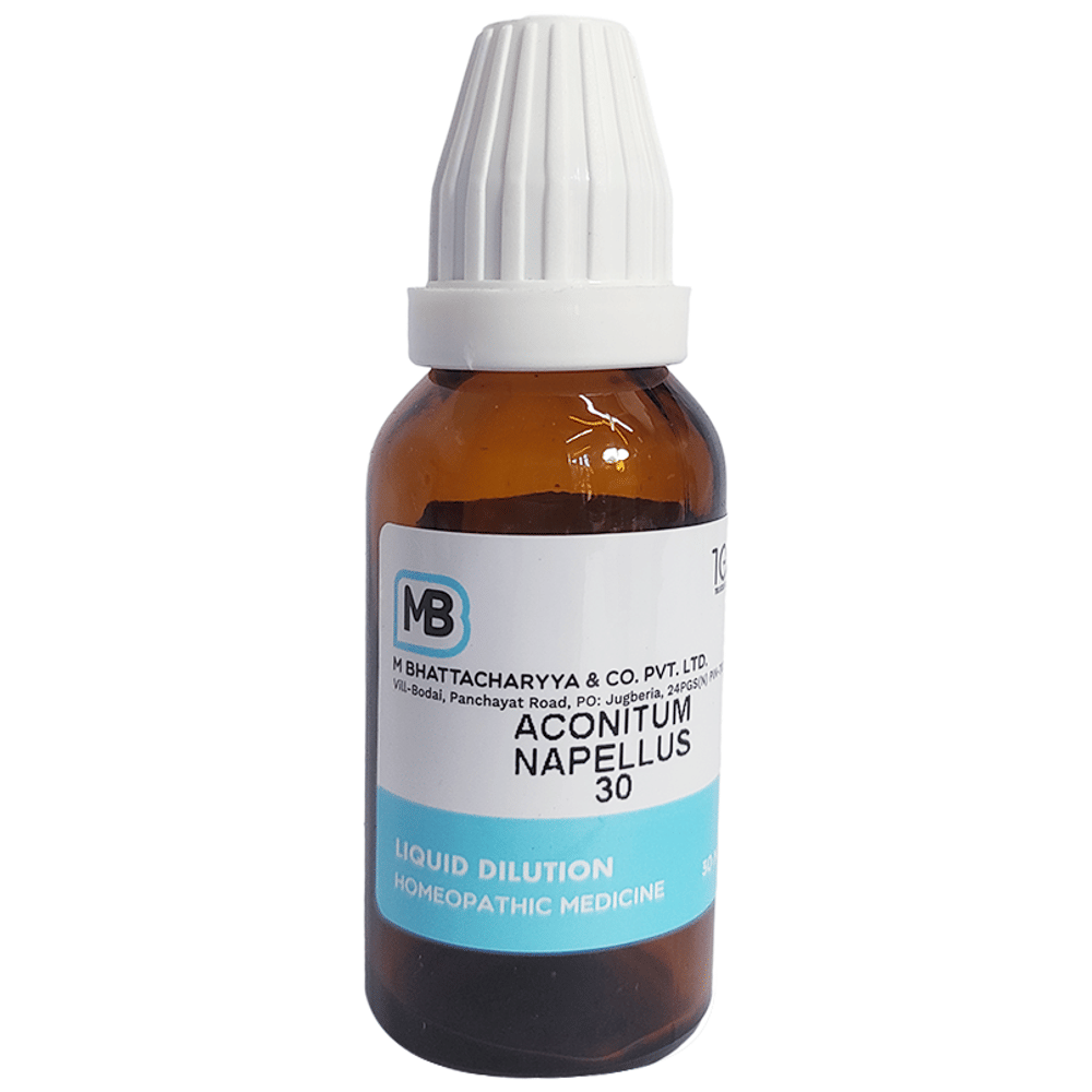 MB Aconitum Napellus Dilution 30 bottle of 30 ml Dilution MB Aconitum Napellus Dilution 30 bottle of 30 ml Dilution
