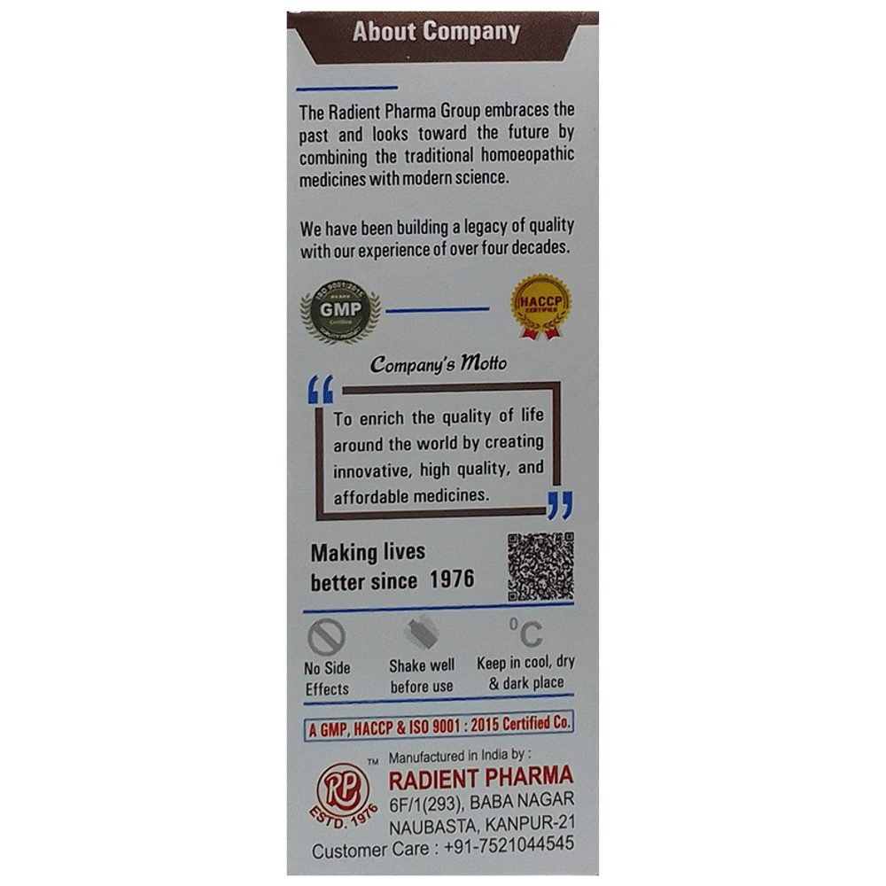 Radient #104 Uric Acid Drops bottle of 30 ml Oral Drops Radient #104 Uric Acid Drops bottle of 30 ml Oral Drops