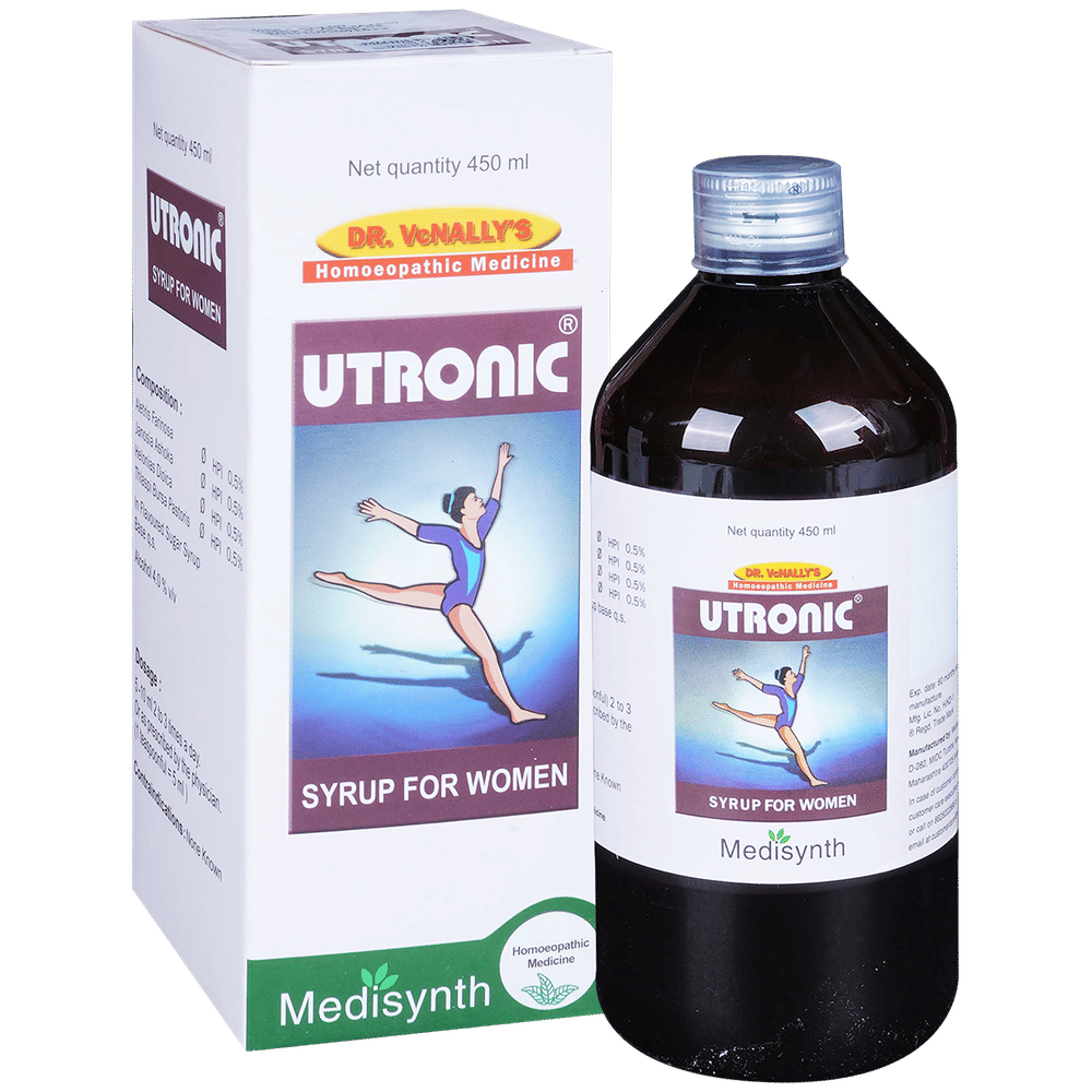 Medisynth Utronic Syrup bottle of 450 ml Syrup