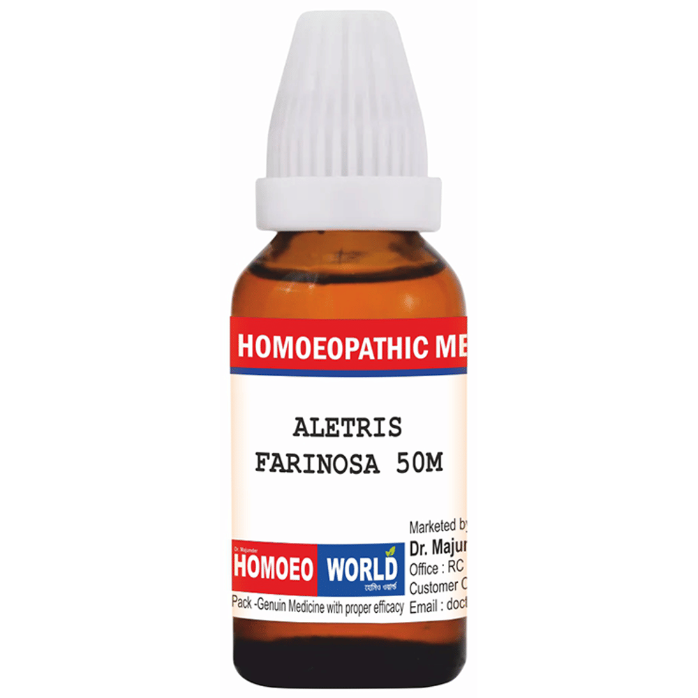 Dr. Majumder Homeo World Aletris Farinosa Dilution(30ml Each) 50M combo pack of 6 bottles Dr. Majumder Homeo World Aletris Farinosa Dilution(30ml Each) 50M combo pack of 6 bottles