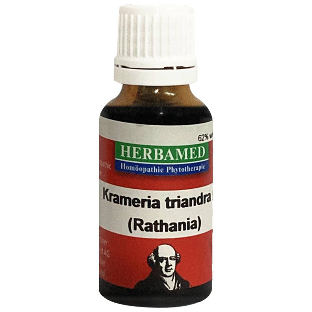 Herbamed Krameria Triandra Mother Tincture Q bottle of 20 ml Mother Tincture