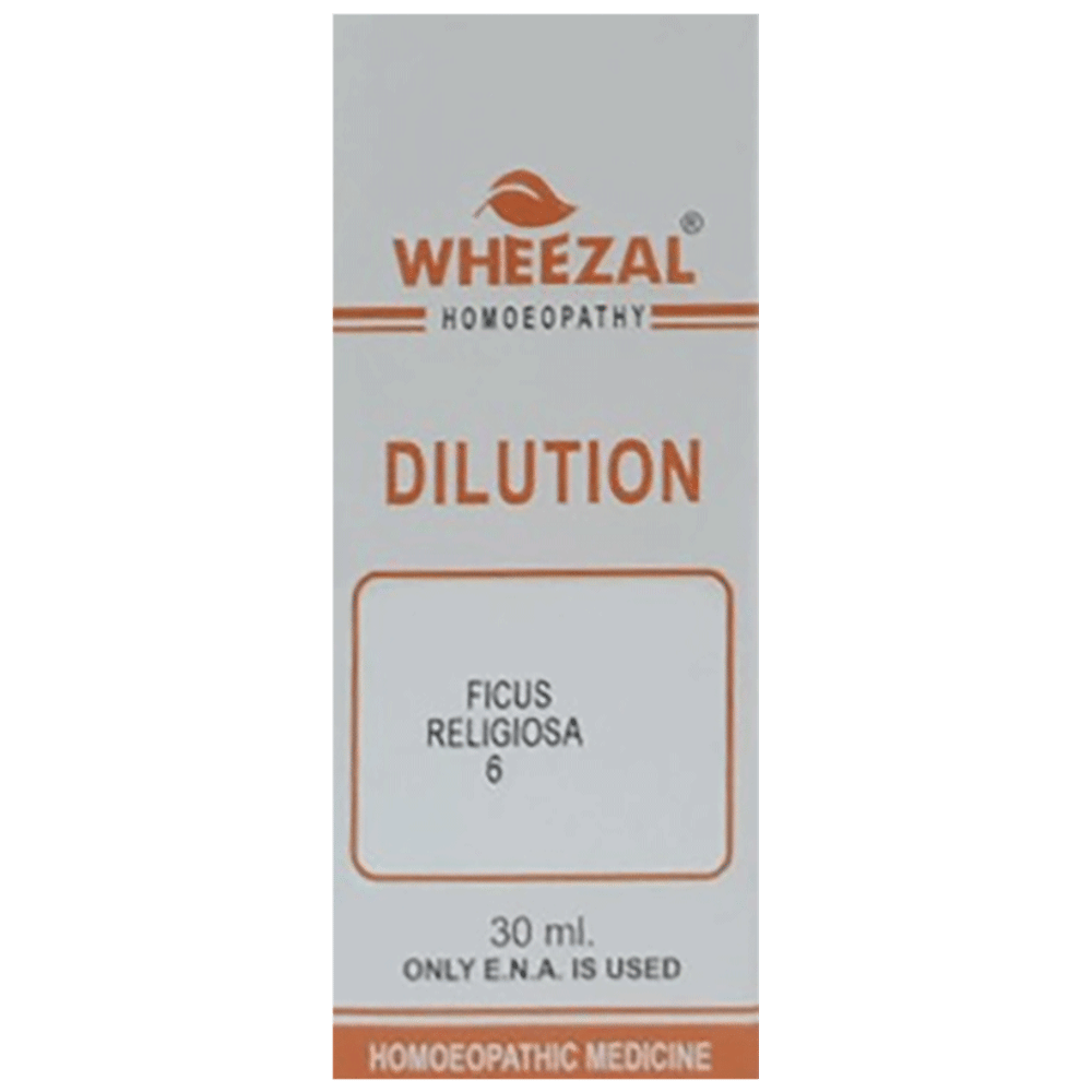 Wheezal Ficus Religeosa Dilution 6 bottle of 30 ml Dilution