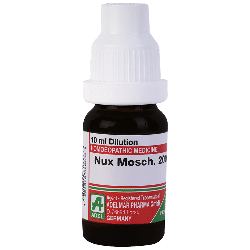 ADEL Nux Mosch Dilution 200 bottle of 10 ml Dilution