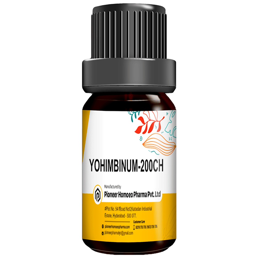 Pioneer Pharma Yohimbinum Globules Pellets Multidose Pills 200 CH bottle of 150 tablets