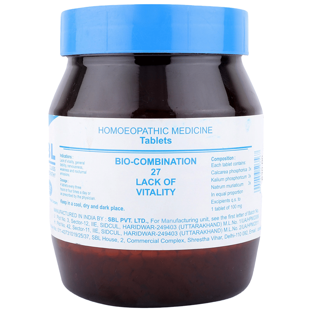 SBL Bio-Combination 27 Tablet bottle of 450 gm Biocombination Tablet