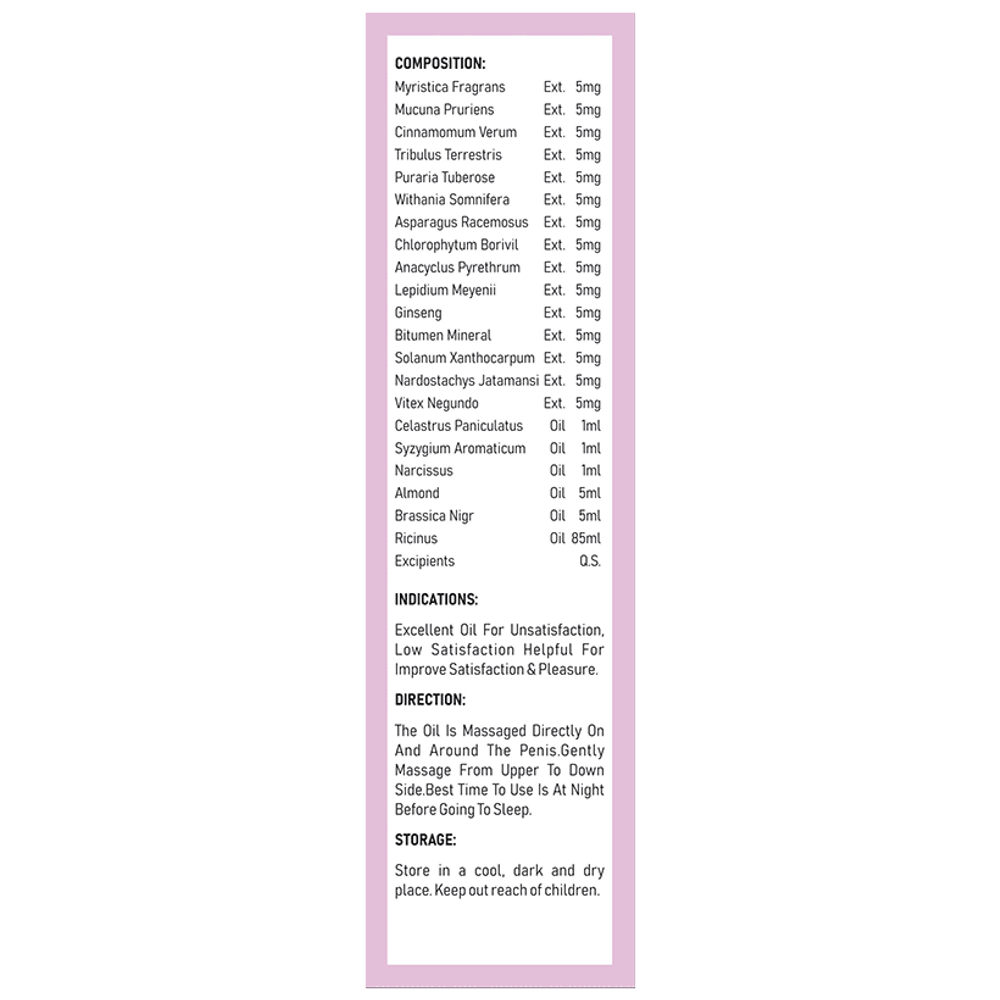 Dr Kushwah's H 88 Pleasure Plus Oil bottle of 30 ml Oil