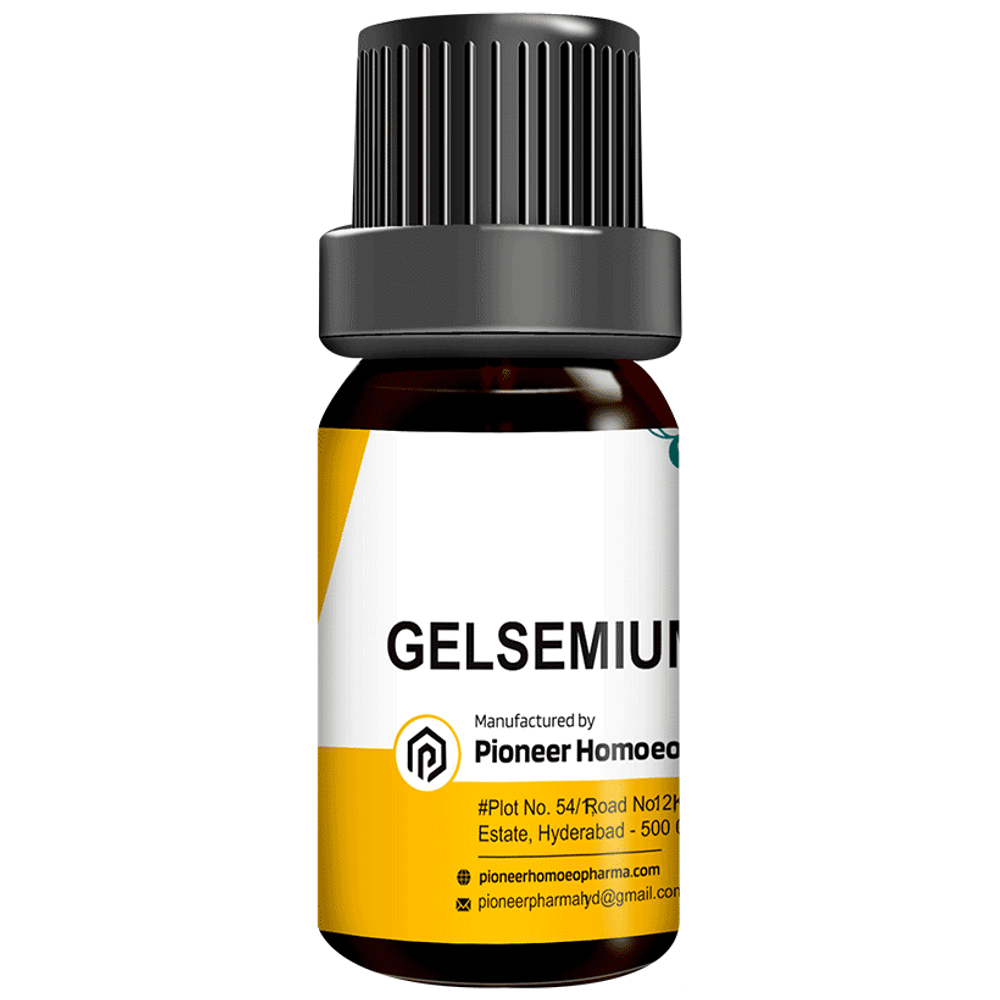 Pioneer Pharma Gelsemium Pellets 1000 CH bottle of 150 pellets
