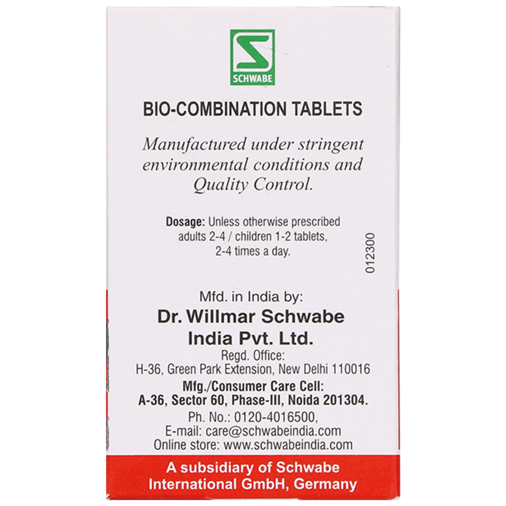Dr Willmar Schwabe India Bio-Combination 06 (BC 06) Tablet bottle of 25 gm Biocombination Tablet