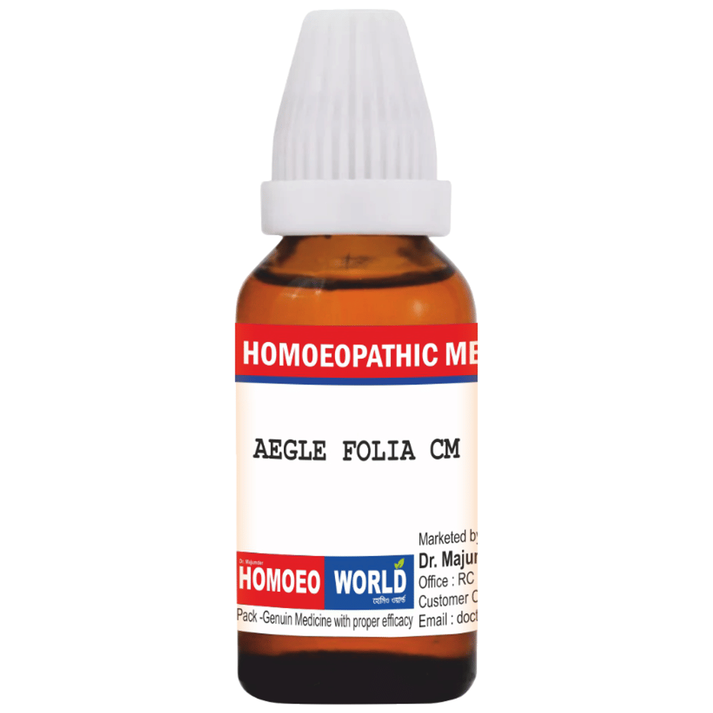 Dr. Majumder Homeo World Aegle Folia Dilution (30ml Each) CM combo pack of 6 bottles Dr. Majumder Homeo World Aegle Folia Dilution (30ml Each) CM combo pack of 6 bottles