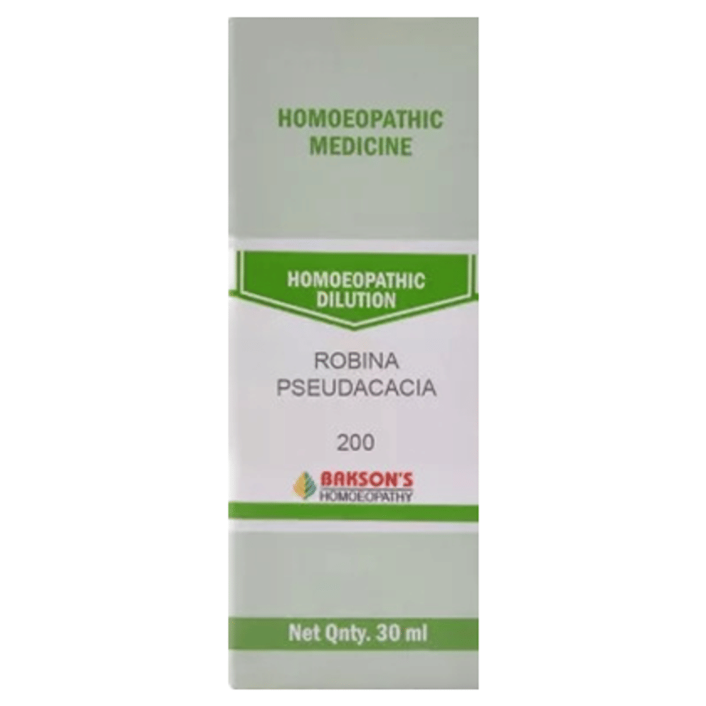 Bakson's Homeopathy Robina Pseudacacia Dilution 200 bottle of 30 ml Dilution