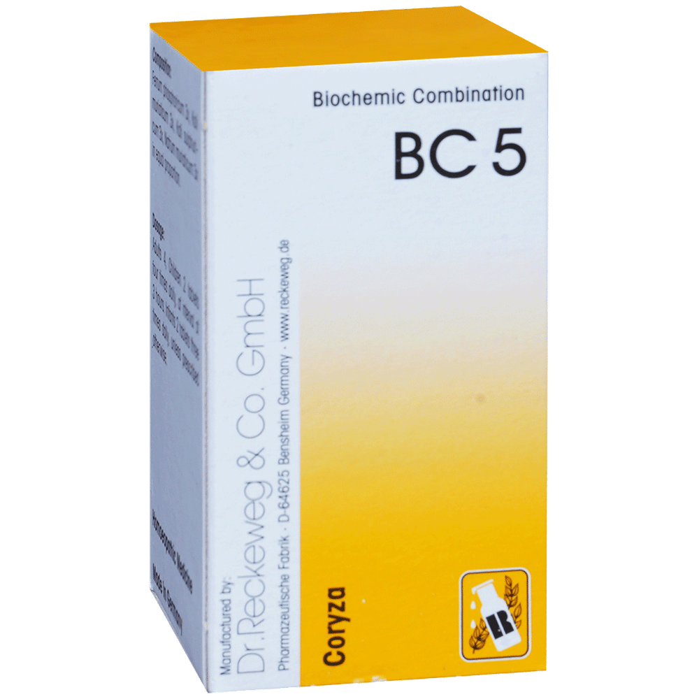 Dr. Reckeweg Bio-Combination 5 (BC 5) Tablet bottle of 20 gm Biocombination Tablet Dr. Reckeweg Bio-Combination 5 (BC 5) Tablet bottle of 20 gm Biocombination Tablet