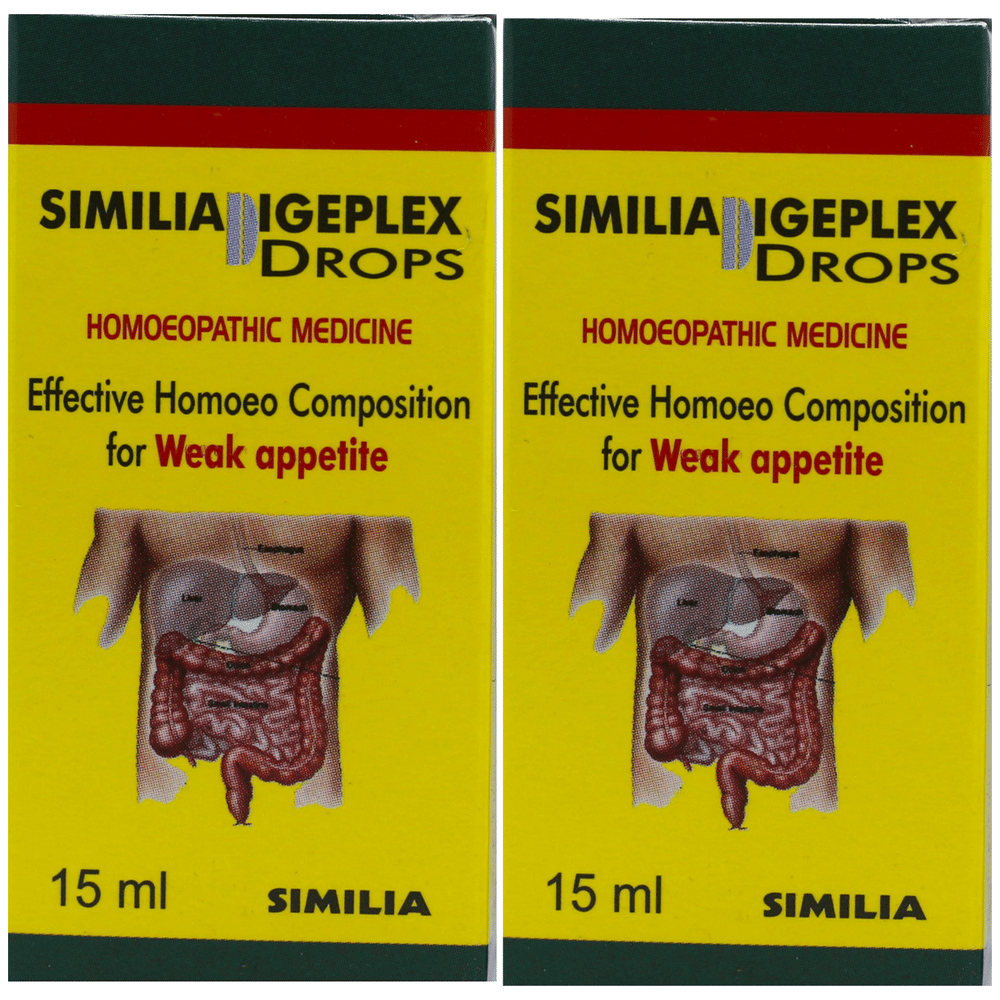 Similia Digeplex Drop (15ml Each) combo pack of 2 bottles