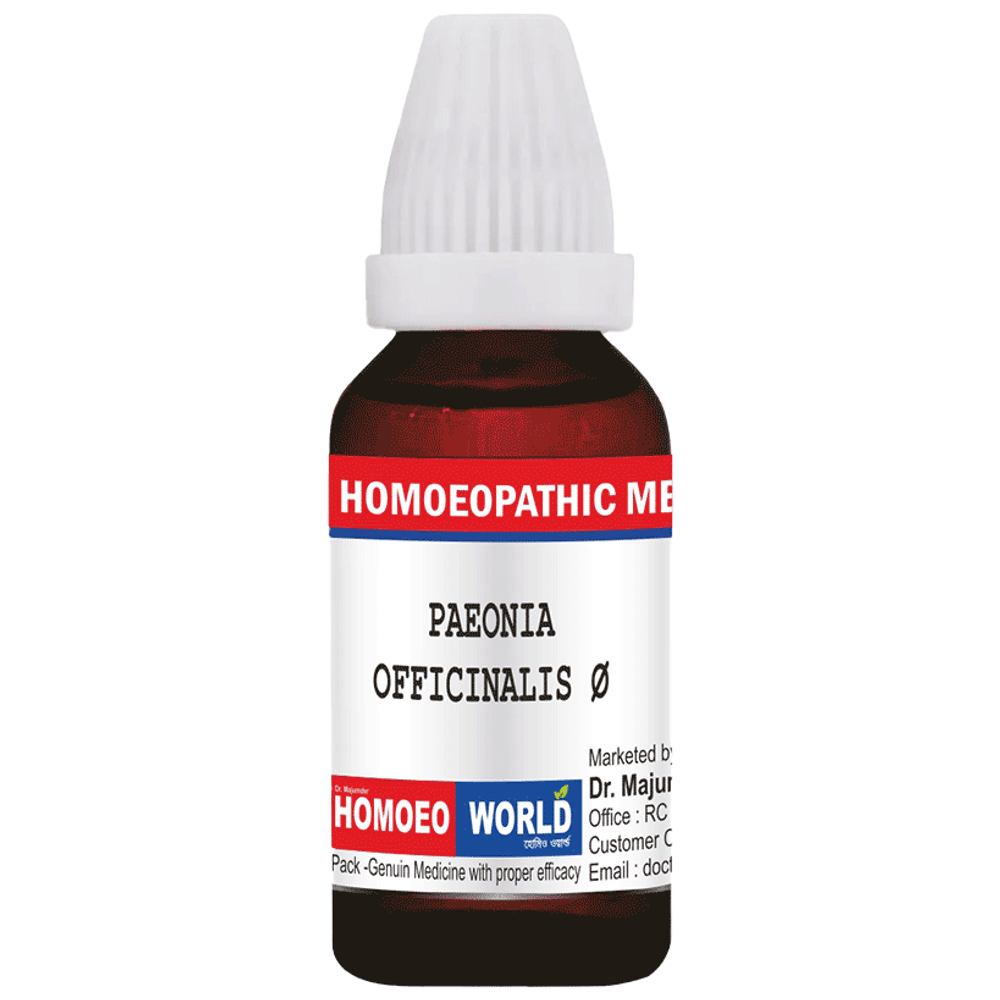 Dr. Majumder Homeo World Paeonia Officinalis Mother Tincture (30ml Each) Q box of 1 Bottle
