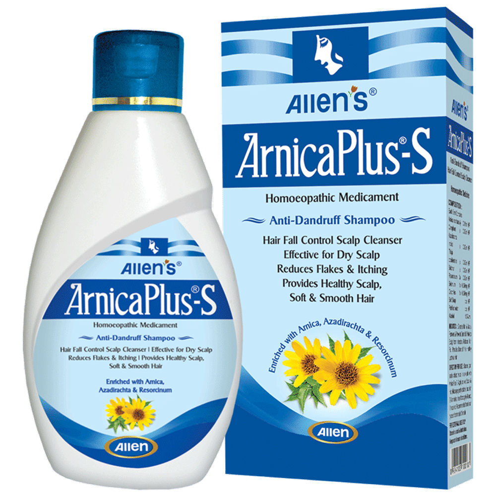 Allen Laboratories Arnica Plus-S Anti-Dandruff Shampoo (100ml Each) box of 1 Bottle