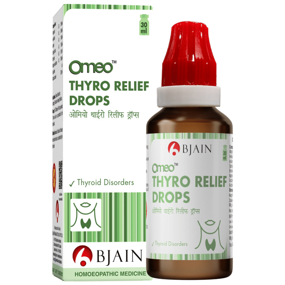 Bjain Omeo Thyro Relief Drop bottle of 30 ml Drop