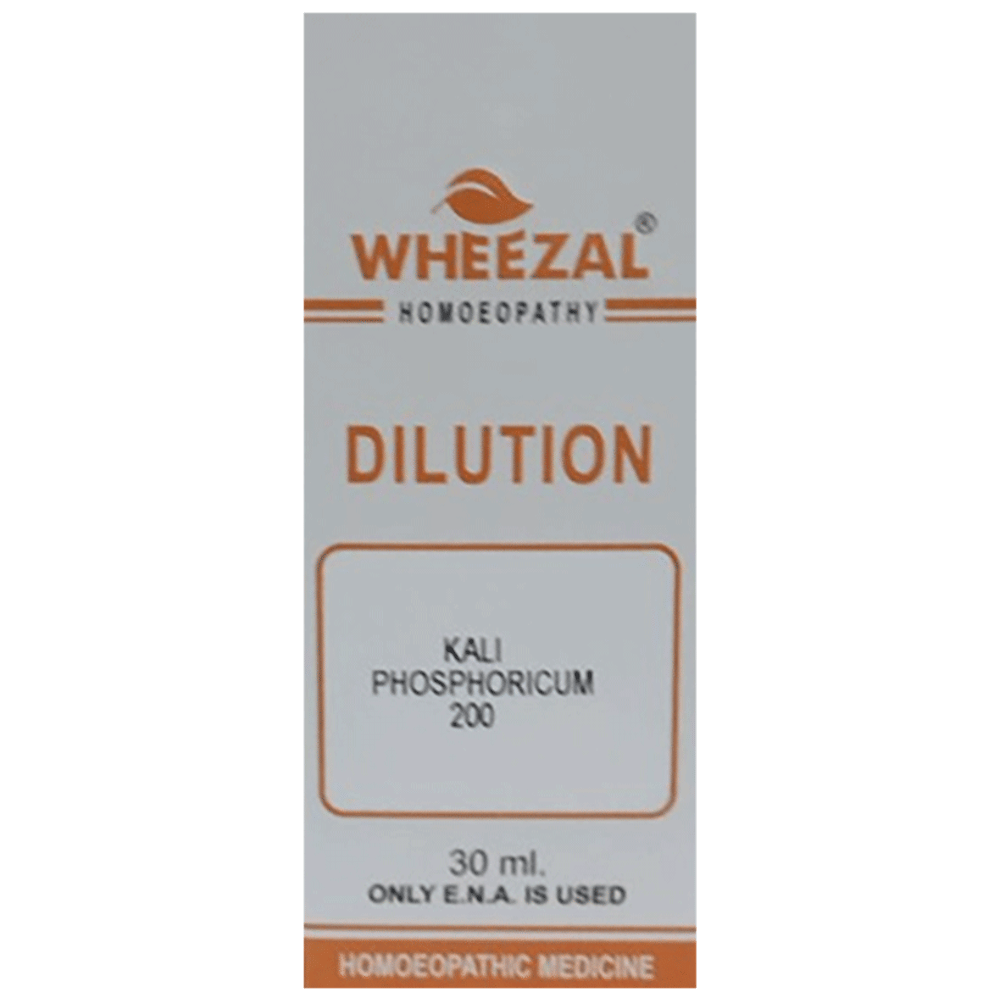 Wheezal Kali Phosphorium Dilution 200 bottle of 30 ml Dilution
