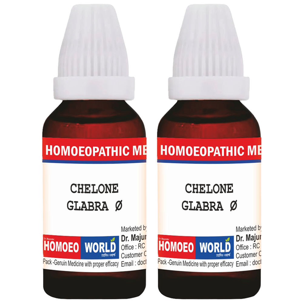 Dr. Majumder Homeo World Chelone Glabra Mother Tincture (30ml Each) Q combo pack of 2 bottles