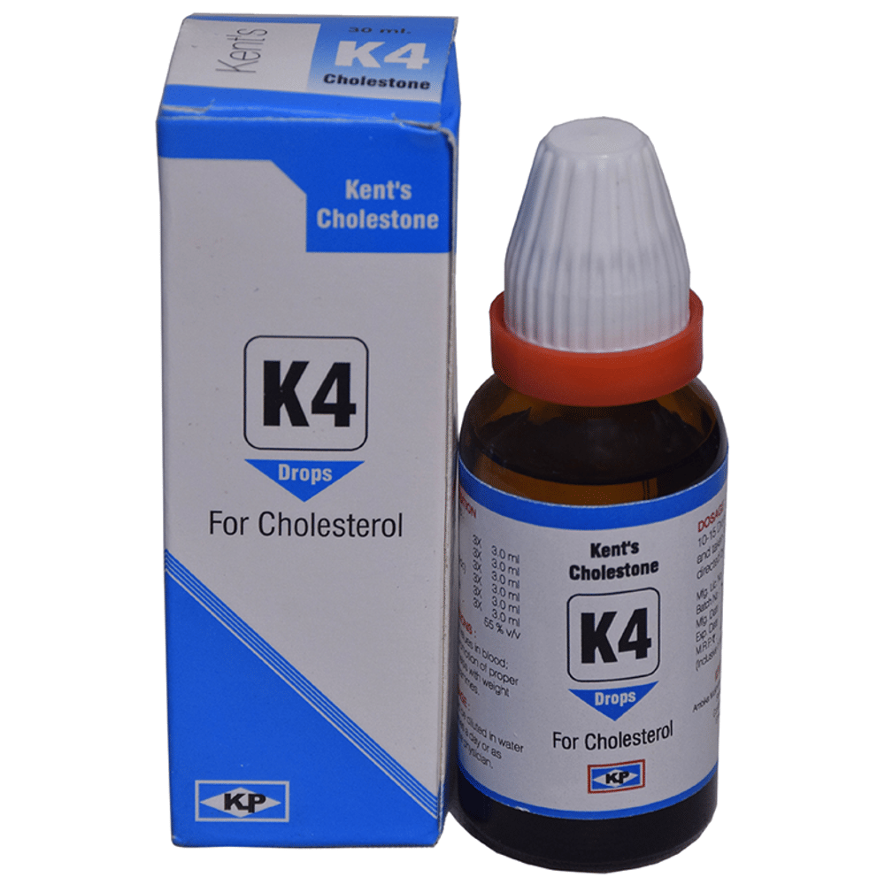 Kent's K4 Cholesterol Oral Drops bottle of 30 ml Oral Drops