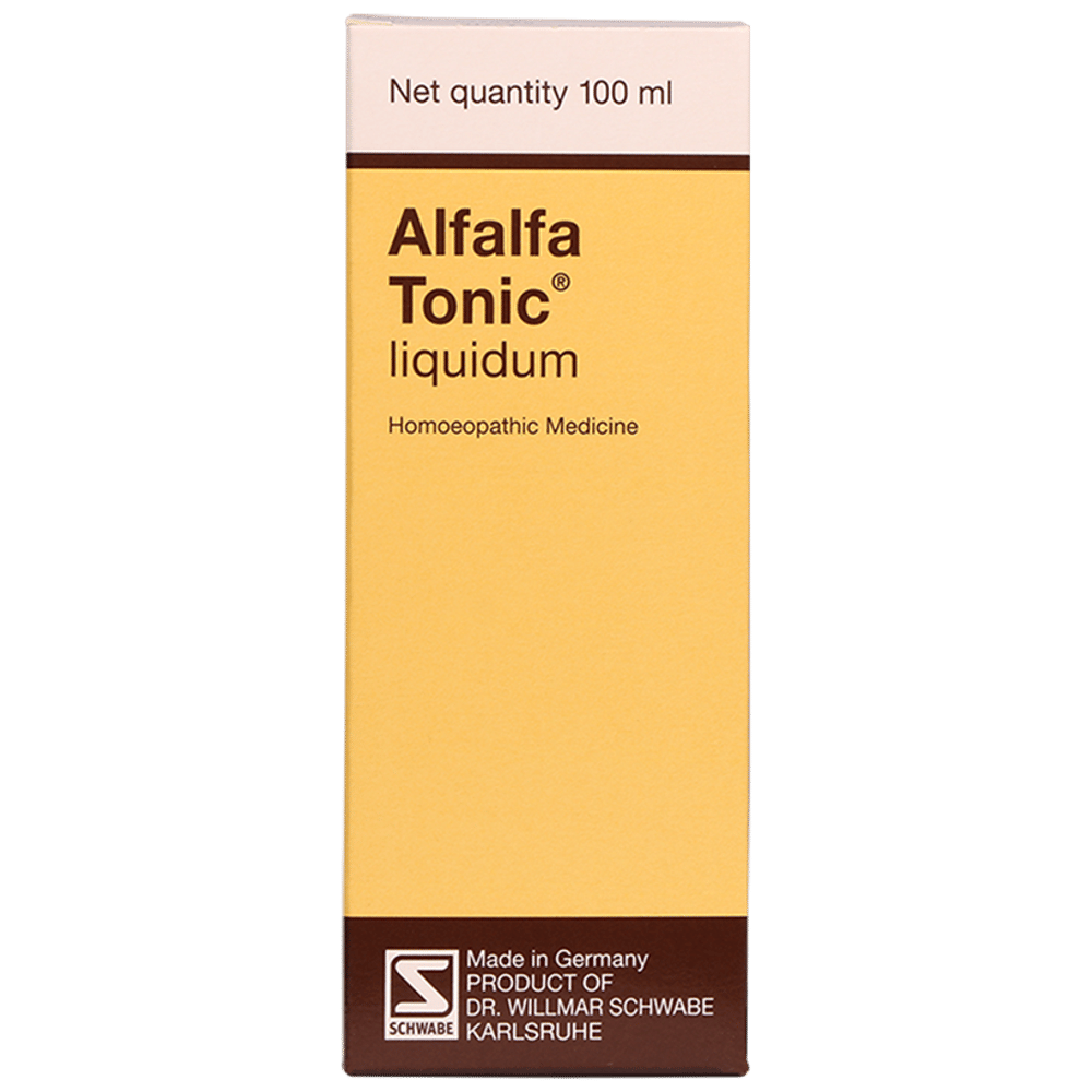 Dr Willmar Schwabe Germany Alfalfa Tonic bottle of 100 ml Tonic