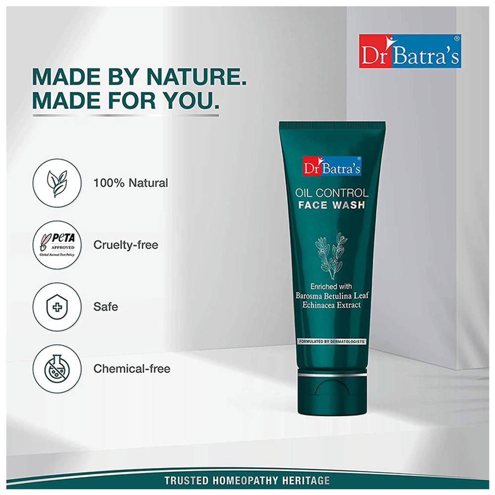 Dr Batra's Oil Control Face Wash tube of 50 gm Face Wash Dr Batra's Oil Control Face Wash tube of 50 gm Face Wash