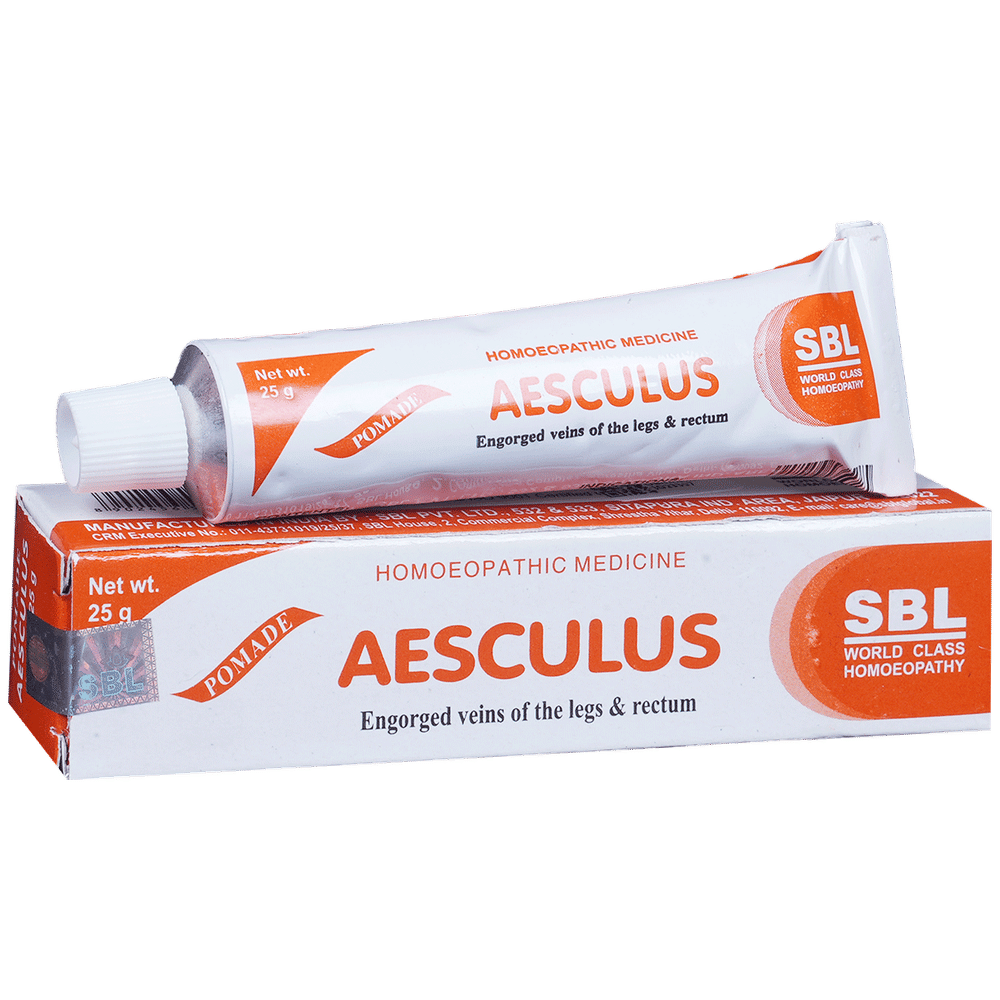 SBL Aesculus Ointment tube of 25 gm Ointment