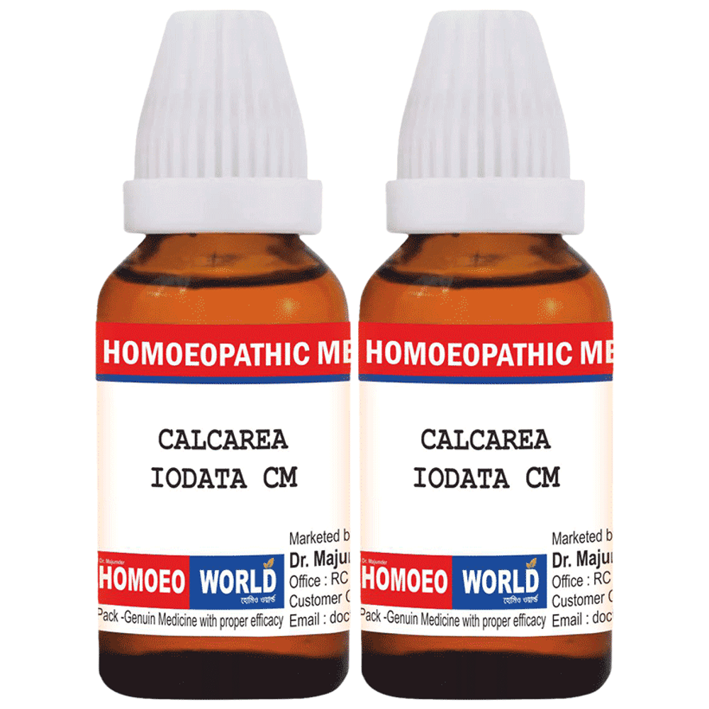 Dr. Majumder Homeo World Calcarea Iodata Dilution(30ml Each) CM combo pack of 2 Packs