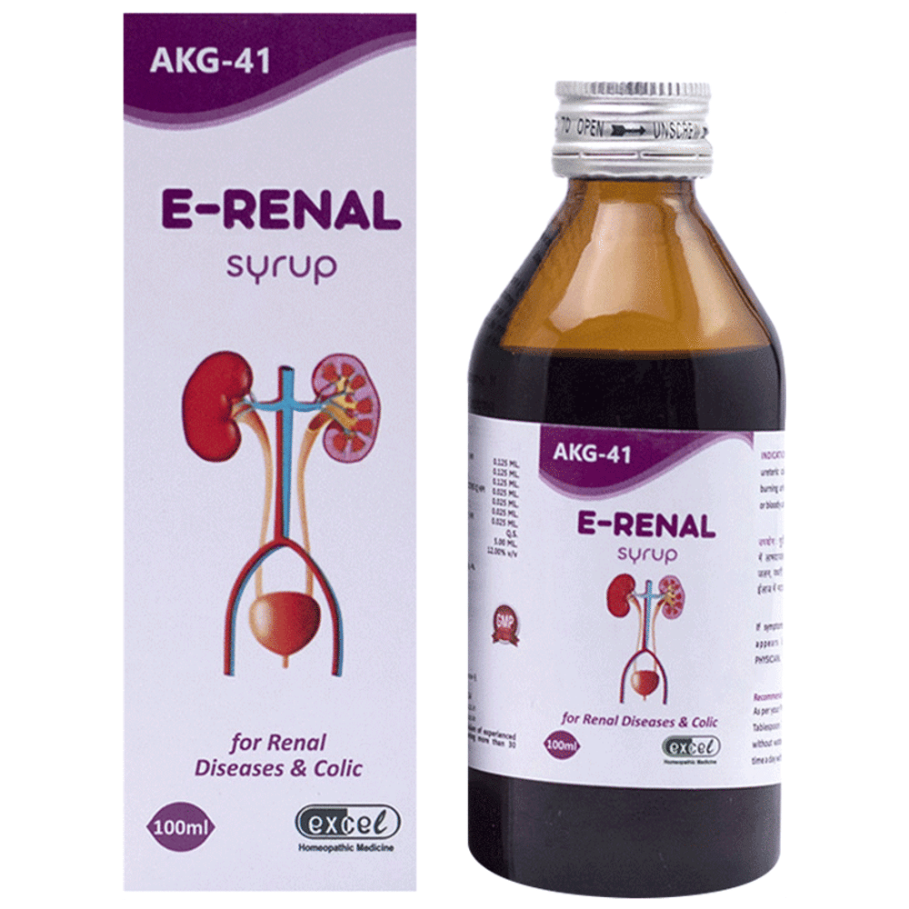 Excel AKG 41 E-Renal Syrup bottle of 100 ml Syrup
