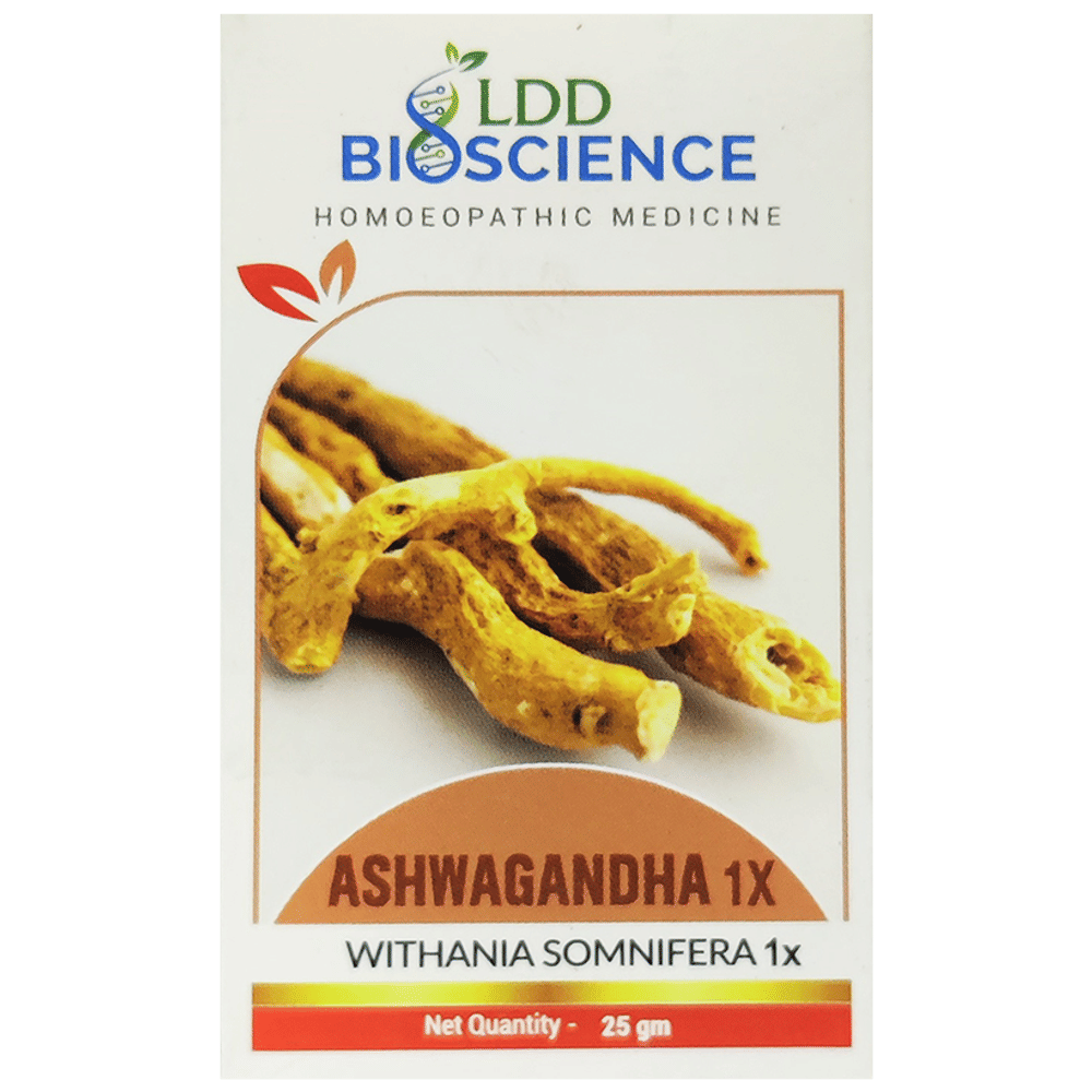 LDD Bioscience Ashwagandha 1X Tablet bottle of 25 gm Tablet LDD Bioscience Ashwagandha 1X Tablet bottle of 25 gm Tablet