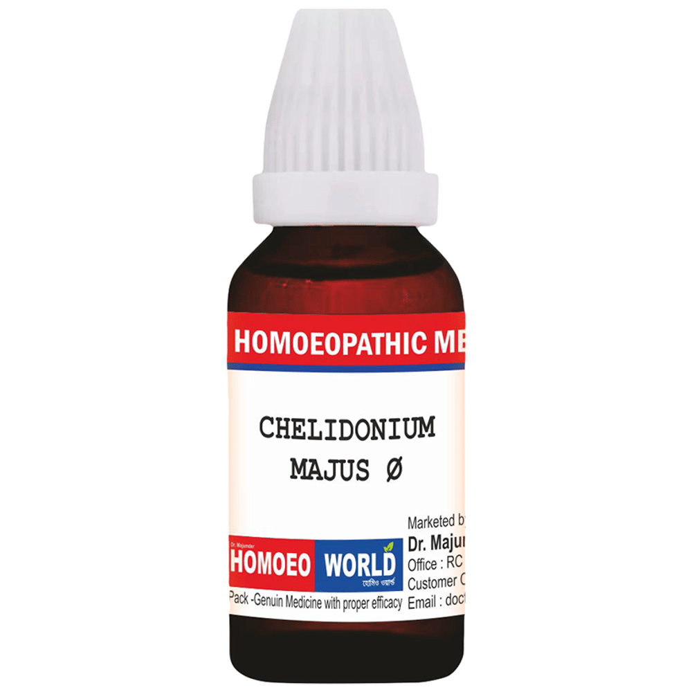 Dr. Majumder Homeo World Chelidonium Majus Mother Tincture (30ml Each) Q box of 1 Bottle