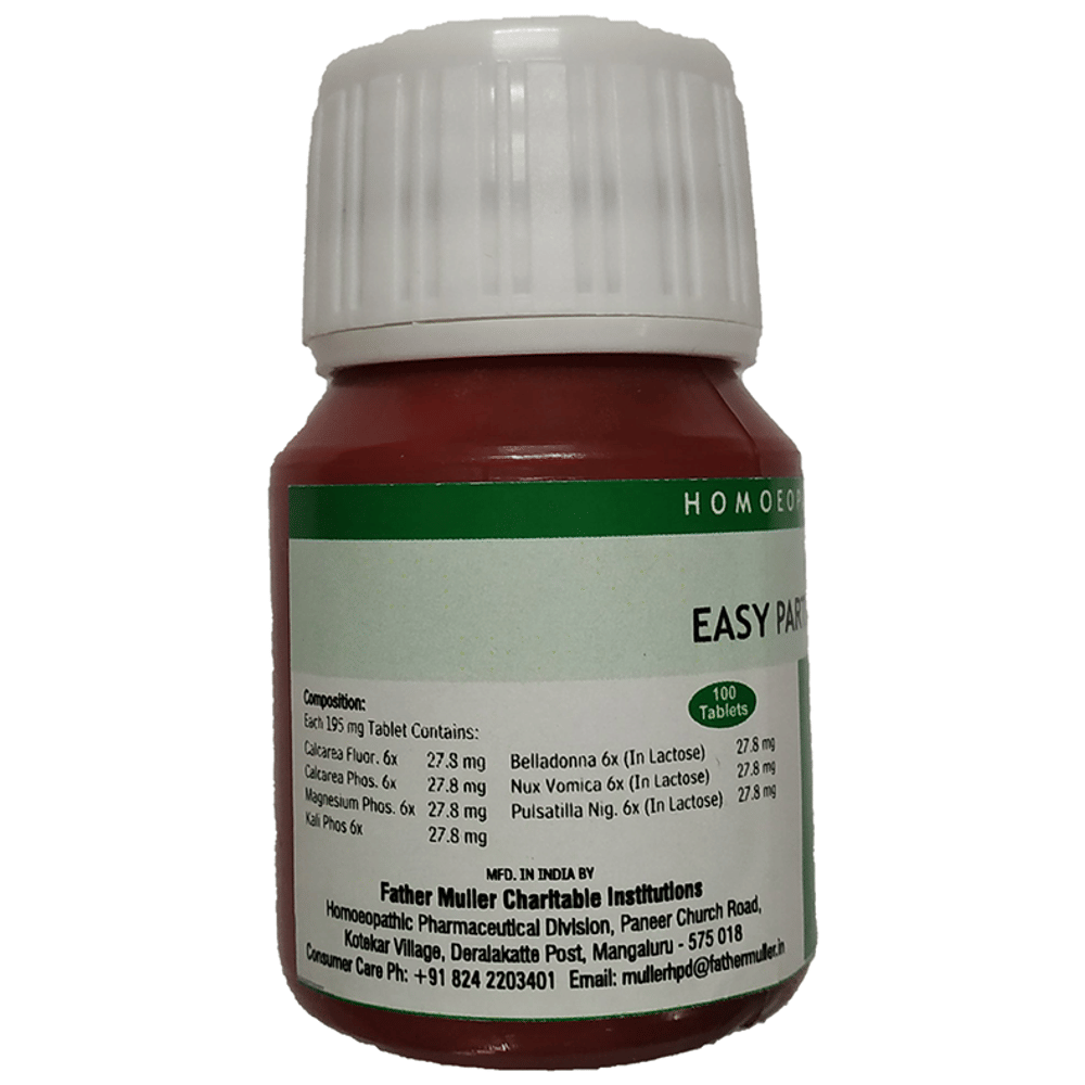 Fr Muller Easy Parturition Tablet bottle of 100 tablets