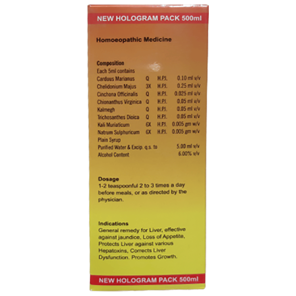 Dr. Wellmans Wellmolive 55 Liver Tonic bottle of 500 ml Tonic