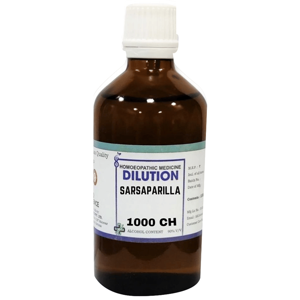 LDD Bioscience Sarsaparilla Dilution 1000 CH bottle of 100 ml Dilution