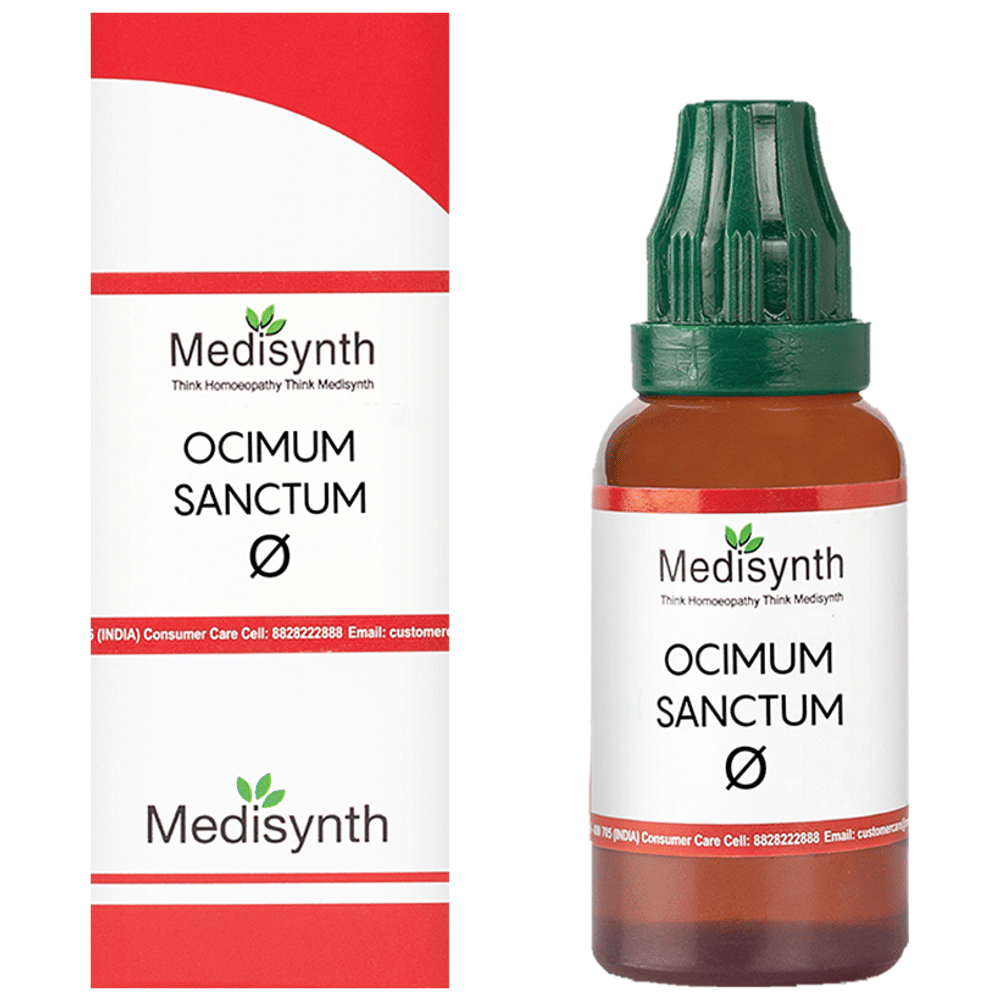 Medisynth Ocimum Sanctum bottle of 30 ml Mother Tincture