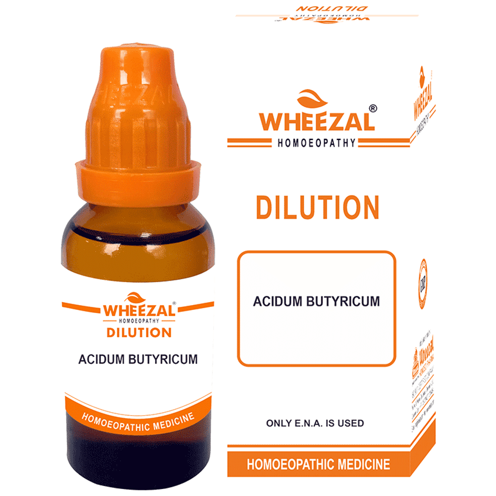 Wheezal Acidum Butyricum Dilution 200 bottle of 30 ml Dilution