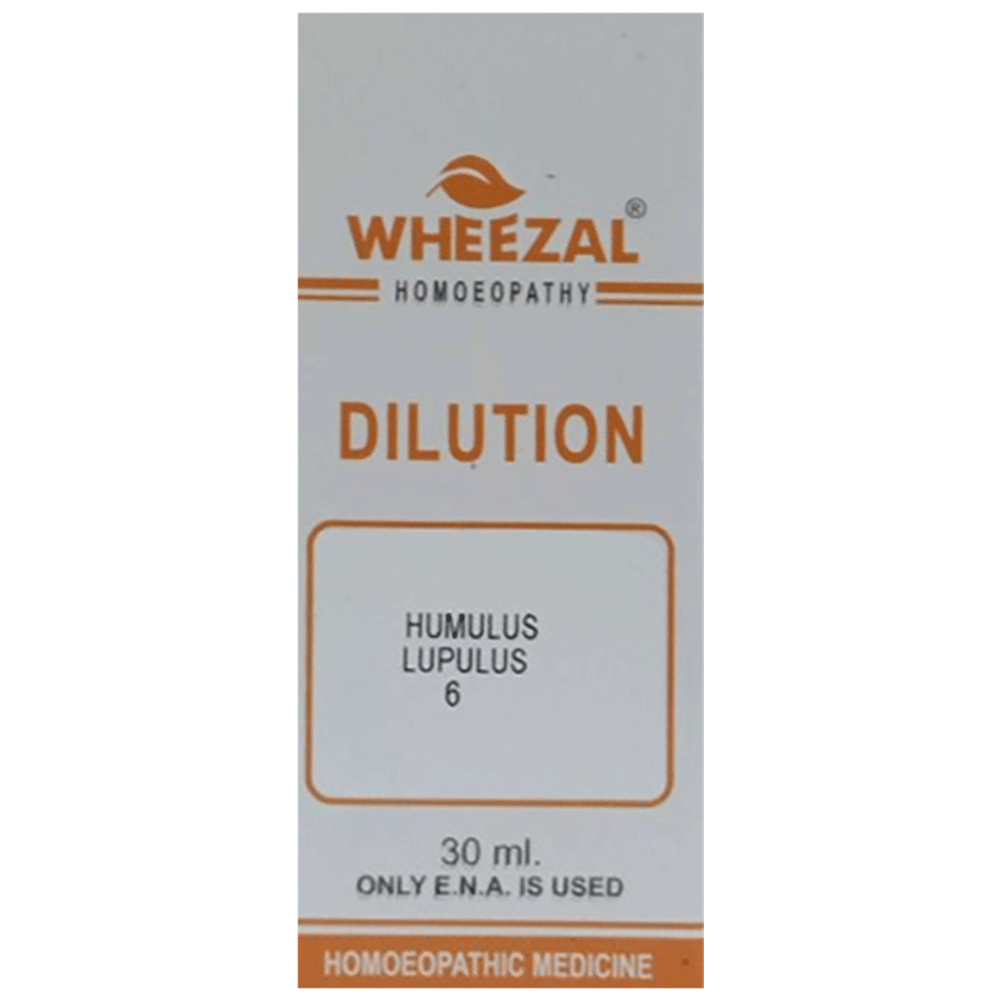 Wheezal Humulus Lupulus Dilution 6 bottle of 30 ml Dilution